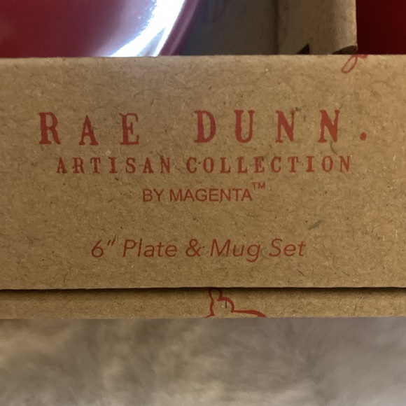 Rae Dunn Cookie Plate and Milk Mug Set - Picture 4 of 4